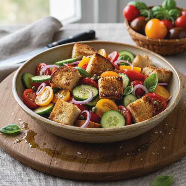 Rustic Panzanella Salad recipe