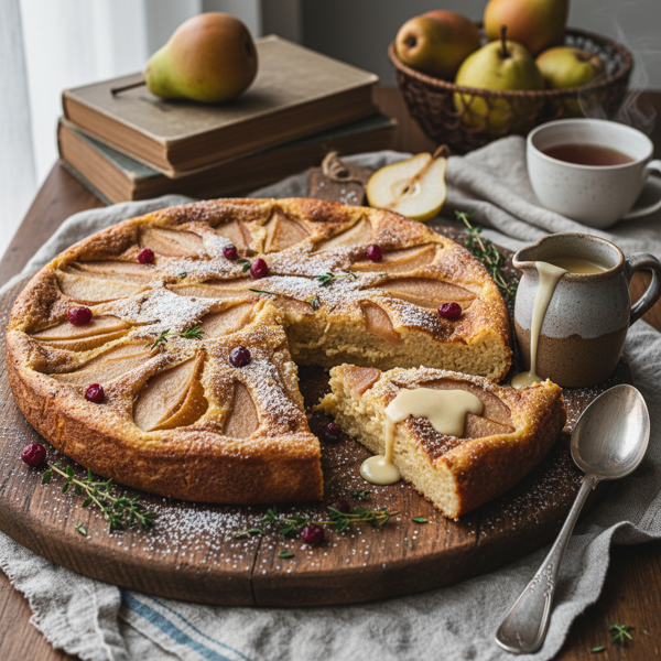 Rustic Pear Clafouti Delight recipe