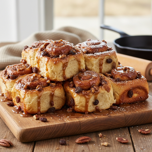Rustic Pennsylvania Dutch Cinnamon Sticky Buns recipe