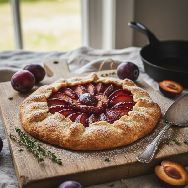 Rustic Plum Galette recipe