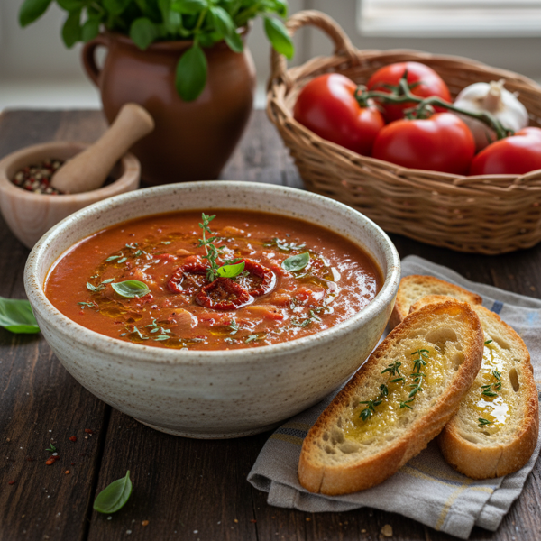 Rustic Provençal Tomato Soup recipe