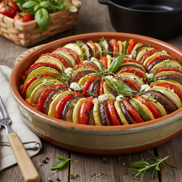 Rustic Ratatouille Tian recipe