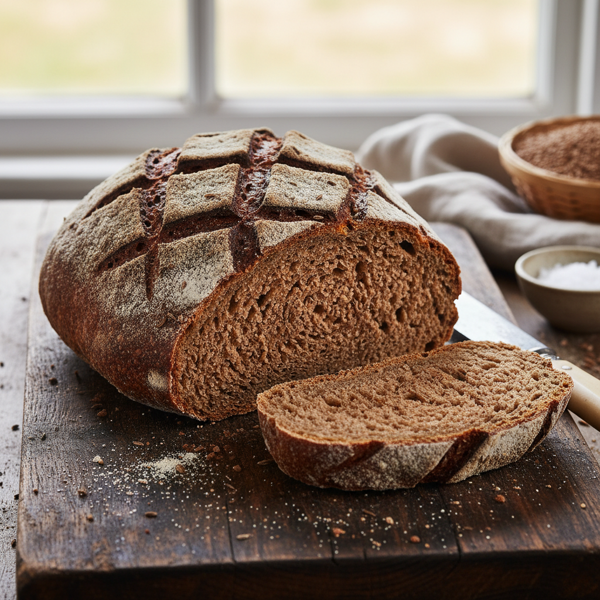 Rustic Sourdough Rye Bread recipe
