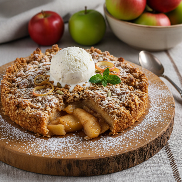 Rustic Swedish Apple Delight recipe