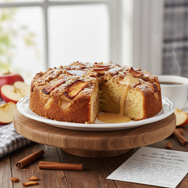 Ruth Wall's Heavenly German Apple Cake recipe