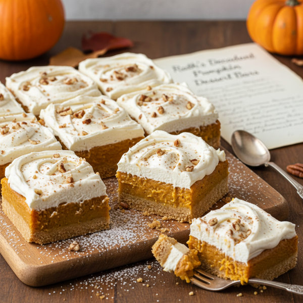 Ruth's Decadent Pumpkin Dessert Bars recipe