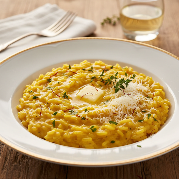 Saffron-Infused Milanese Risotto recipe