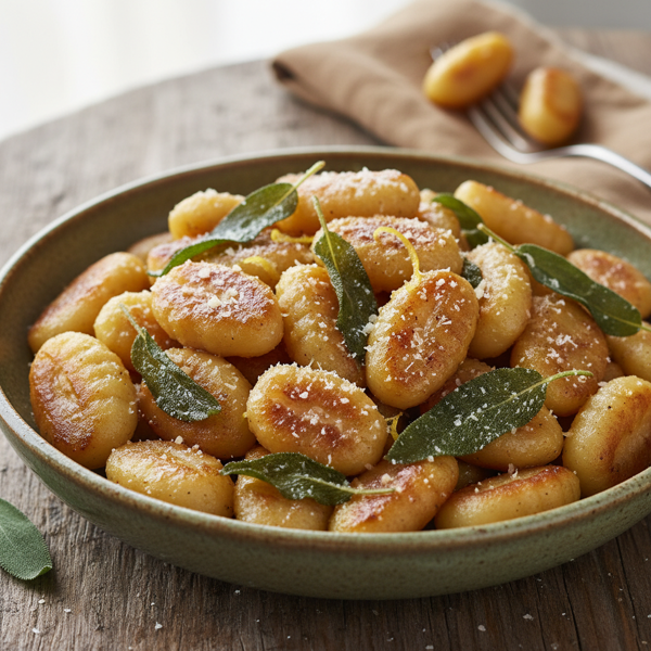 Sage-Infused Butter Gnocchi Delight recipe