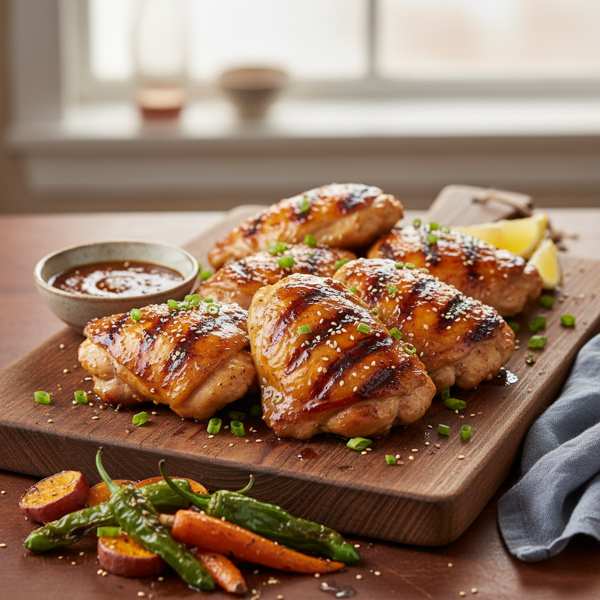 Sake-Miso Grilled Chicken recipe