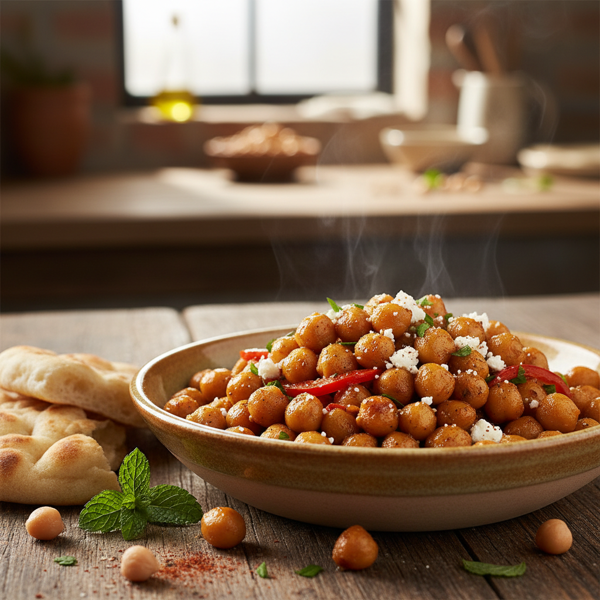 Sami's Soaked and Sautéed Chickpeas recipe