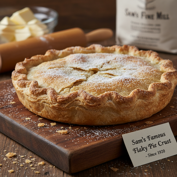 Sam's Famous Flaky Pie Crust recipe