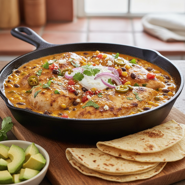 Santa Fe Creamy Chicken Delight recipe