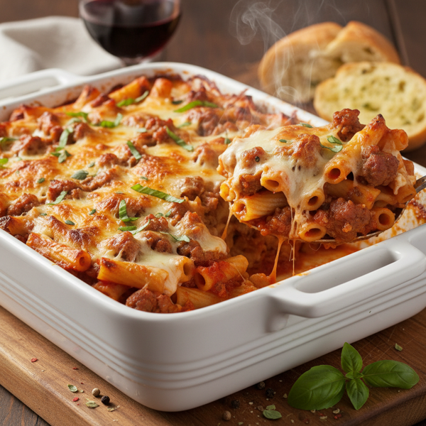 Sausage Delight Baked Ziti