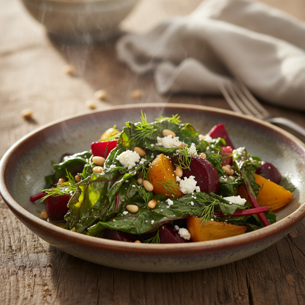 Sautéed Beet Greens and Beets Delight recipe