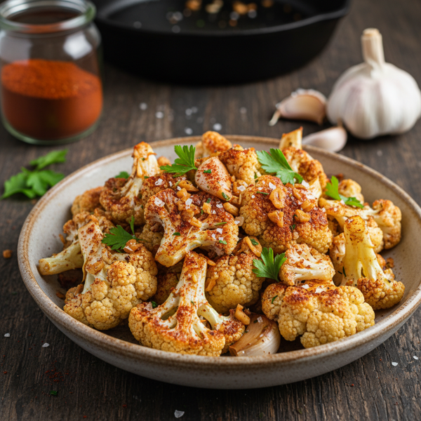 Sautéed Cauliflower with Garlic and Smoky Paprika recipe