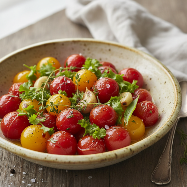 Sautéed Cherry Tomatoes with Fresh Herbs recipe