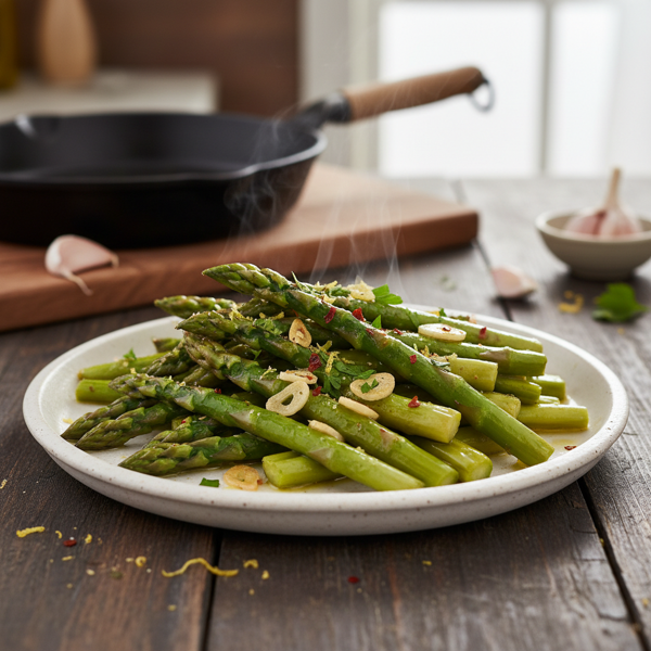 Sautéed Garlic Asparagus Delight recipe