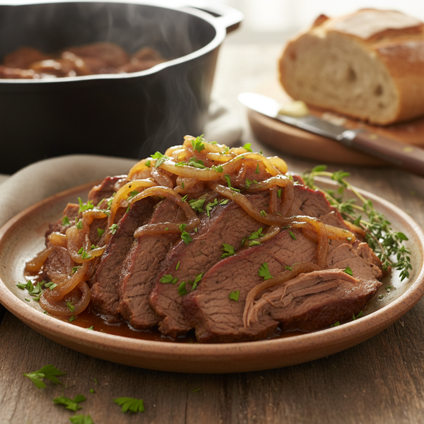 Savor Braised Chuck Roast with Caramelized Onions recipe