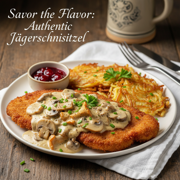 Savor the Flavor: Authentic Jägerschnitzel recipe