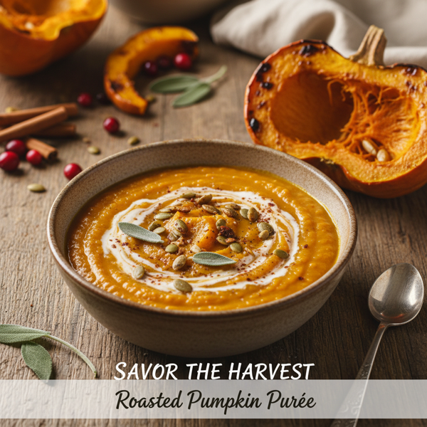 Savor the Harvest: Roasted Pumpkin Purée recipe