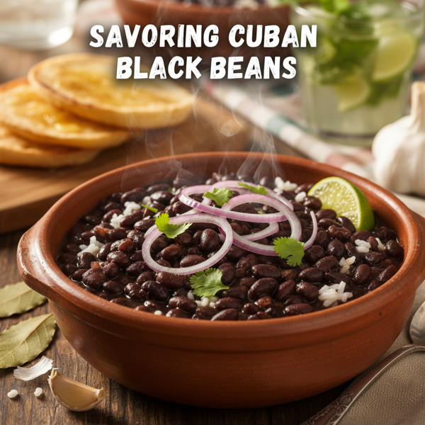 Savoring Cuban Black Beans recipe