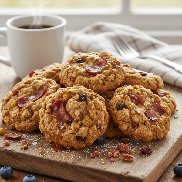 Savory-Sweet Breakfast Bacon Cookies recipe