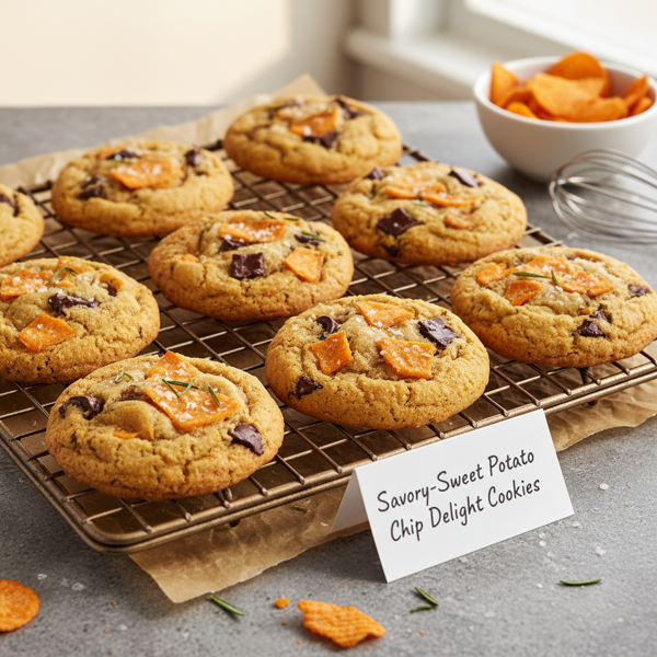 Savory-Sweet Potato Chip Delight Cookies recipe
