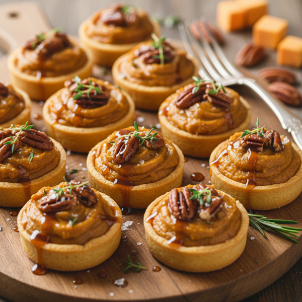 Savory-Sweet Potato Pecan Pie Bites recipe