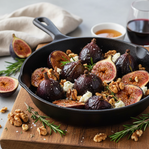 Savory-Sweet Roasted Figs with Walnuts recipe