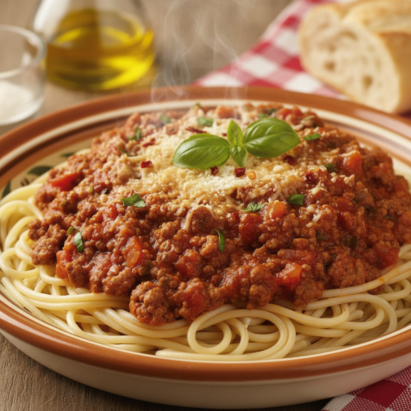 Savory 70's Spaghetti Meat Sauce recipe