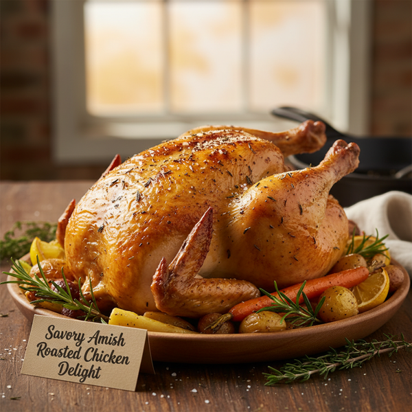 Savory Amish Roasted Chicken Delight recipe