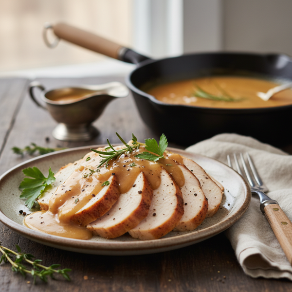 Savory Anytime Turkey Gravy recipe