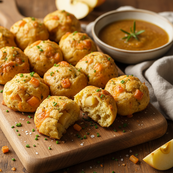 Savory Apple Cheddar Bites recipe