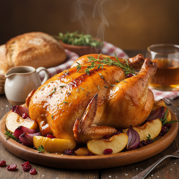 Savory Apple Cider Glazed Chicken recipe