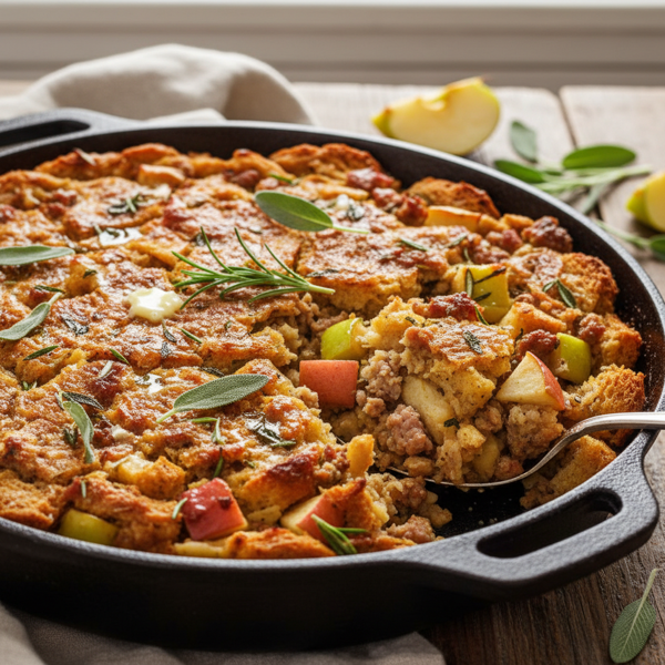 Savory Apple & Sage Stuffing Delight recipe