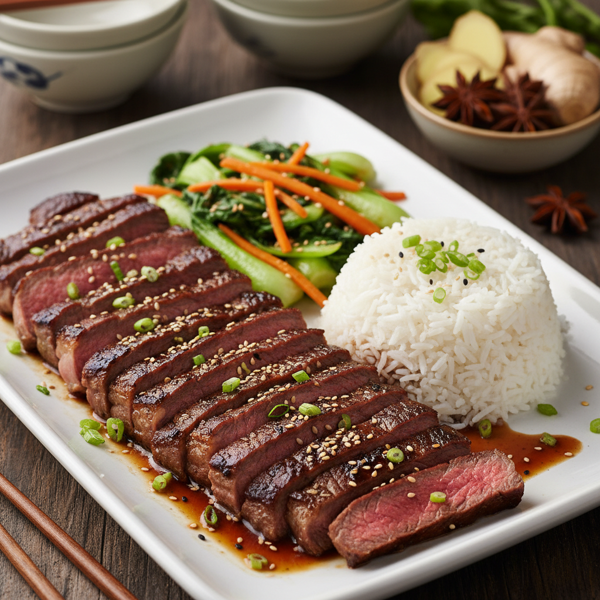 Savory Asian-Style Flank Steak recipe