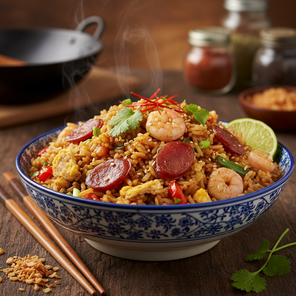 Savory Asian-Style Fried Rice recipe
