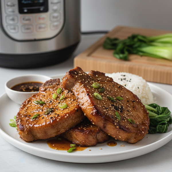 Savory Asian-Style Instant Pot Pork Chops recipe