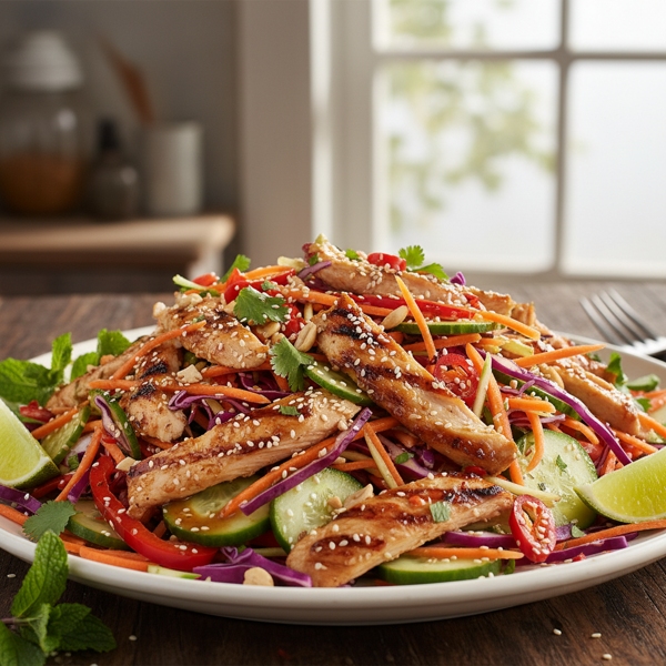 Savory Asian Chicken Salad Delight recipe