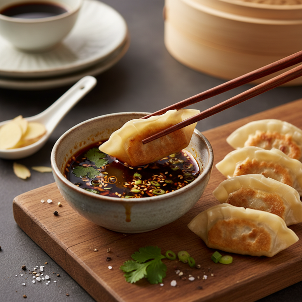 Savory Asian Pot Sticker Dipping Sauce recipe
