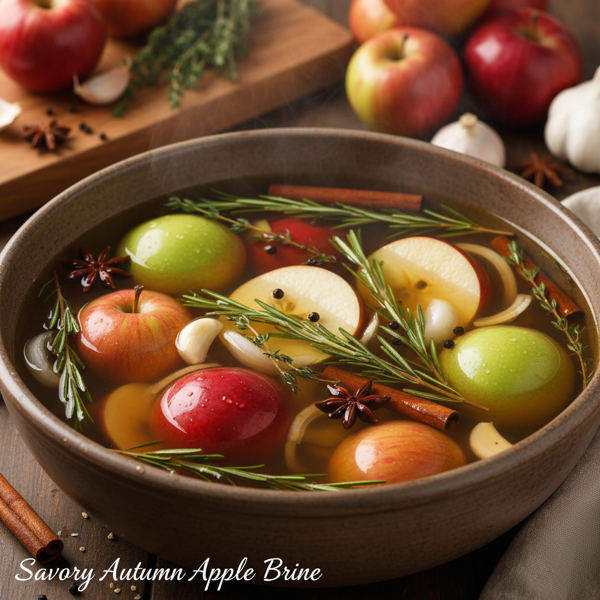 Savory Autumn Apple Brine recipe