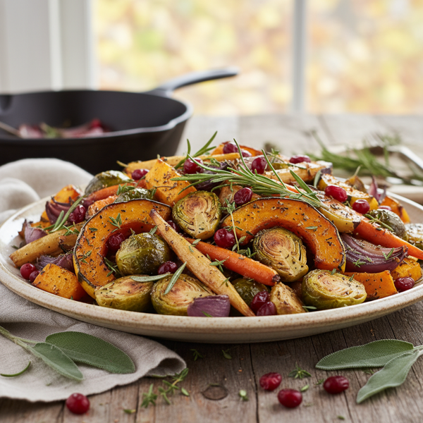 Savory Autumn Roasted Vegetable Medley recipe
