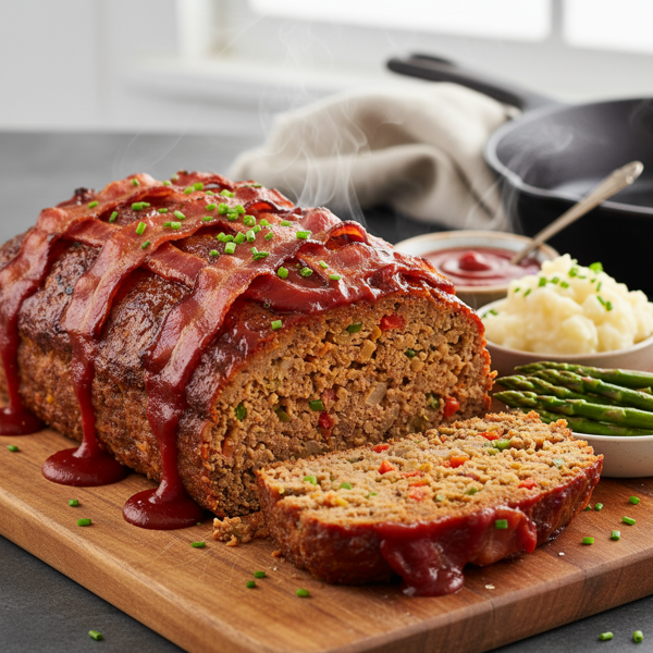 Savory BBQ Meatloaf Delight recipe