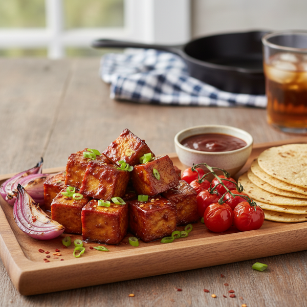 Savory BBQ Tofu Delight recipe