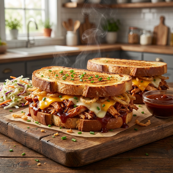 Savory BBQ Turkey Melts recipe