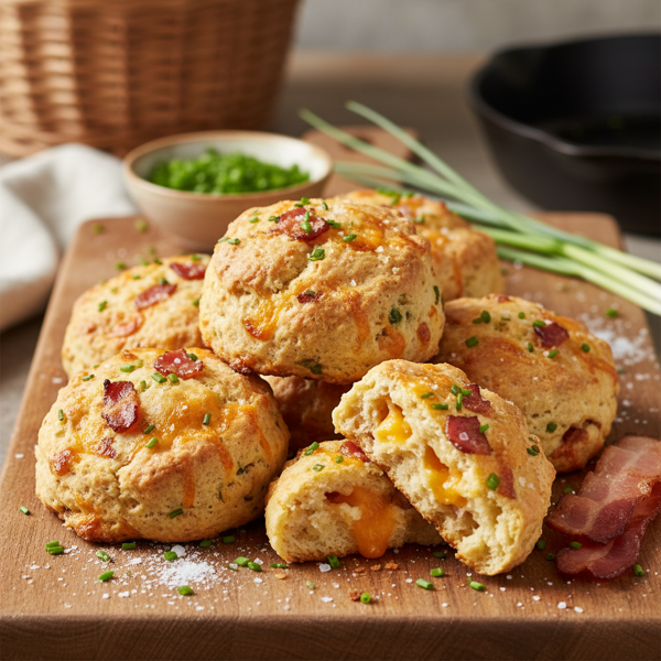 Savory Bacon-Cheddar-Chive Scones recipe