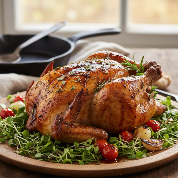 Savory Balsamic-Glazed Chicken with Herb Medley recipe