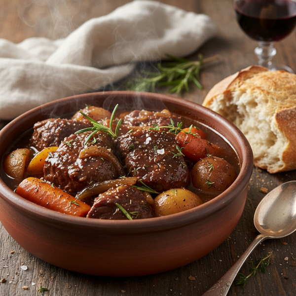 Savory Balsamic Beef Stew recipe