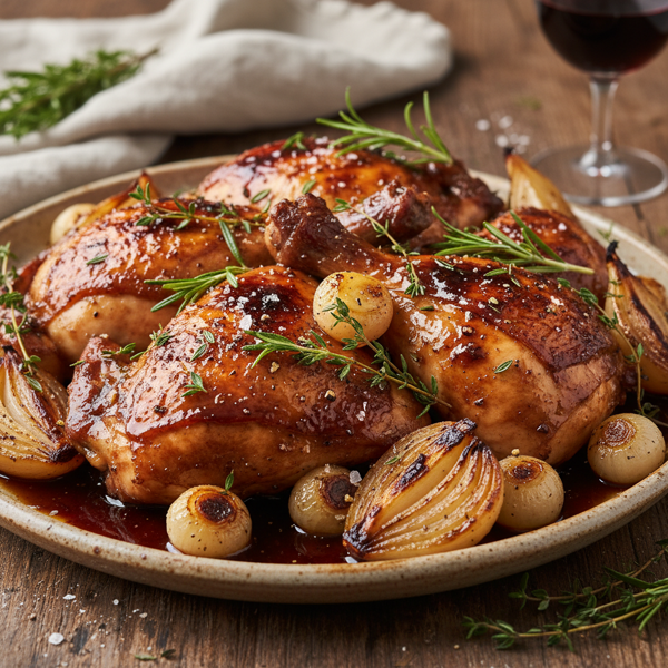 Savory Balsamic Chicken and Onion Delight recipe