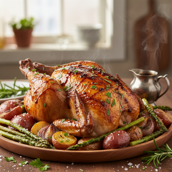 Savory Balsamic Herb Chicken recipe